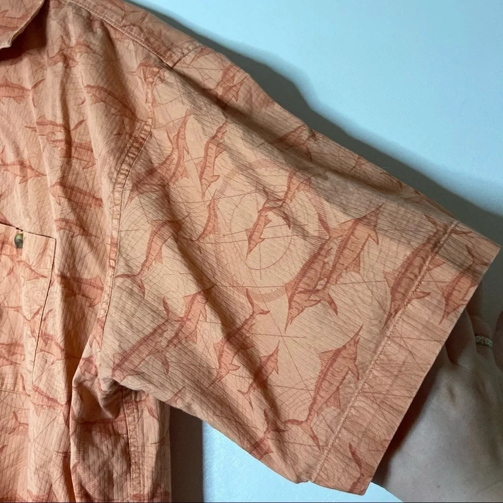 100% Cotton Fishing Shirt 100% Cotton Outdoors Button Up Lightweight Size XL Reg - Picture 4 of 10